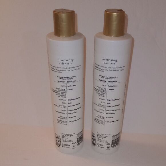 🆕🧴 Pantene Illuminating Color Care Shampoo With Biotin, Bundle Of 2 - Picture 7 of 7